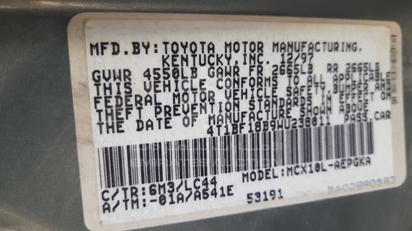 Photo 2 VIN: 4T1BF18B9WU238011 - TOYOTA AVALON 