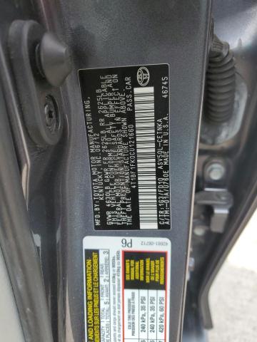 Photo 11 VIN: 4T1BF1FK0CU121660 - TOYOTA CAMRY BASE 