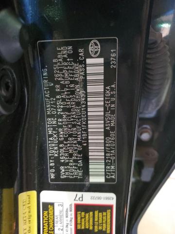 Photo 12 VIN: 4T1BF1FK0CU143433 - TOYOTA CAMRY BASE 