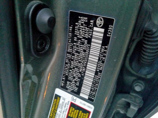 Photo 9 VIN: 4T1BF1FK0CU599075 - TOYOTA CAMRY BASE 