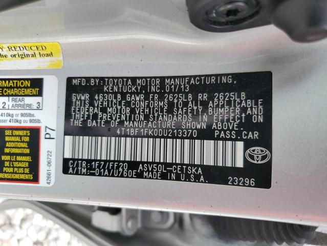 Photo 12 VIN: 4T1BF1FK0DU213370 - TOYOTA CAMRY L 