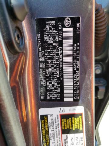 Photo 12 VIN: 4T1BF1FK0EU307573 - TOYOTA CAMRY L 