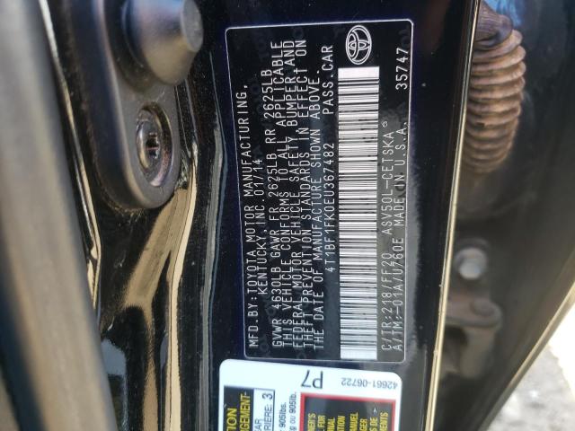 Photo 11 VIN: 4T1BF1FK0EU367482 - TOYOTA CAMRY 