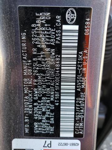 Photo 11 VIN: 4T1BF1FK0EU448482 - TOYOTA CAMRY 