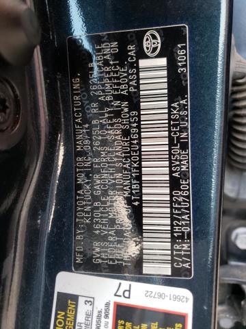 Photo 9 VIN: 4T1BF1FK0EU469459 - TOYOTA CAMRY L 