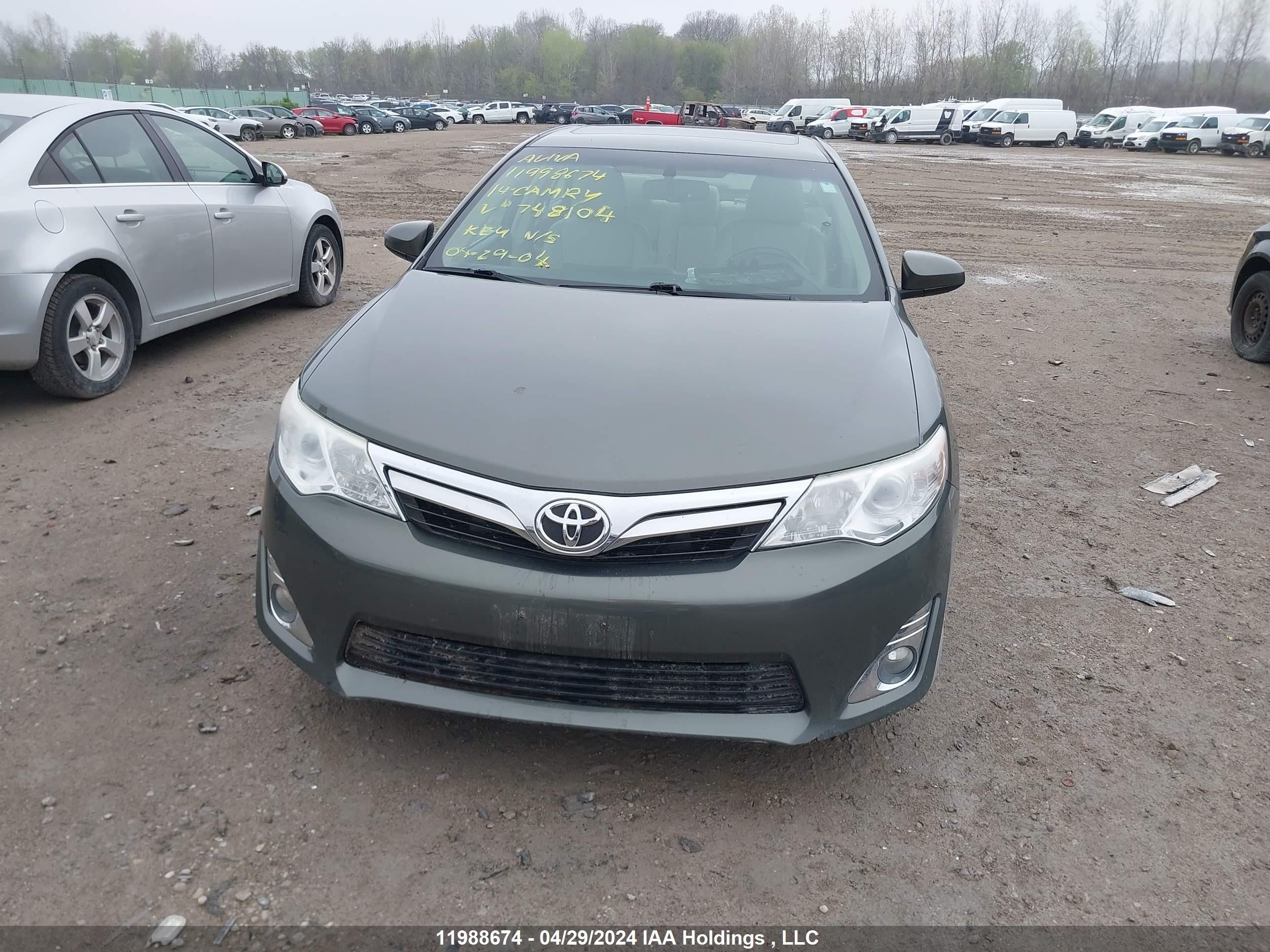 Photo 11 VIN: 4T1BF1FK0EU748104 - TOYOTA CAMRY 