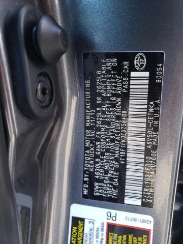 Photo 9 VIN: 4T1BF1FK0EU758468 - TOYOTA CAMRY L 