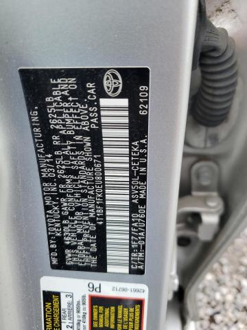 Photo 11 VIN: 4T1BF1FK0EU800671 - TOYOTA CAMRY L 