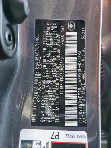 Photo 12 VIN: 4T1BF1FK0EU825716 - TOYOTA CAMRY L 