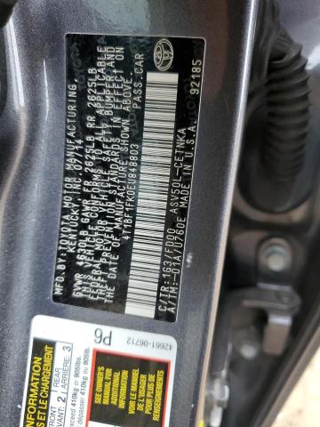 Photo 9 VIN: 4T1BF1FK0EU848803 - TOYOTA CAMRY L 