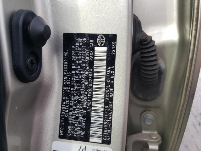 Photo 11 VIN: 4T1BF1FK0FU028674 - TOYOTA CAMRY LE 