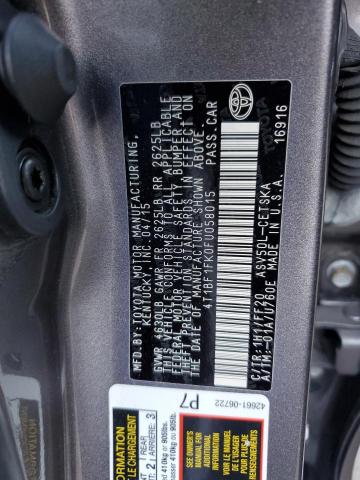 Photo 12 VIN: 4T1BF1FK0FU058015 - TOYOTA CAMRY LE 