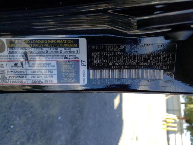 Photo 12 VIN: 4T1BF1FK0FU071346 - TOYOTA CAMRY LE 