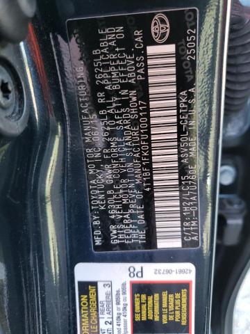 Photo 11 VIN: 4T1BF1FK0FU100117 - TOYOTA CAMRY LE 