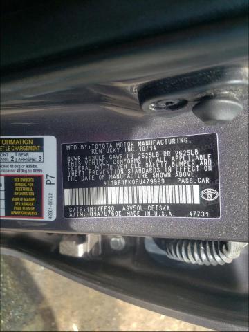 Photo 9 VIN: 4T1BF1FK0FU479989 - TOYOTA CAMRY LE 