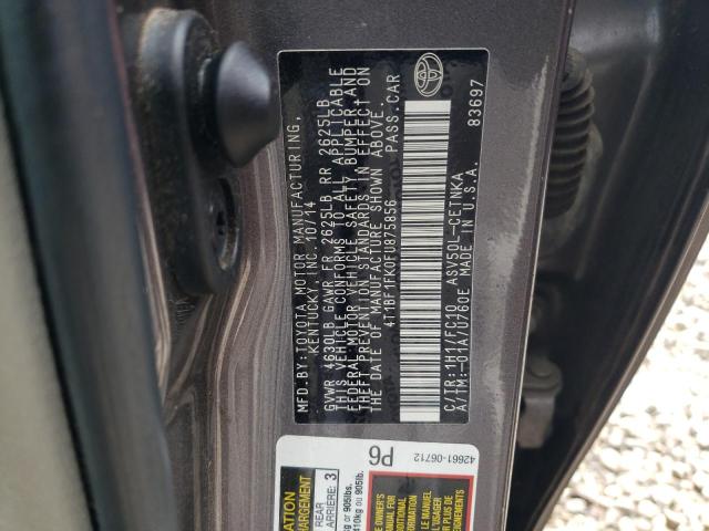 Photo 11 VIN: 4T1BF1FK0FU875856 - TOYOTA CAMRY 