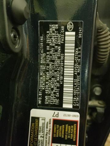 Photo 12 VIN: 4T1BF1FK0FU911903 - TOYOTA CAMRY 