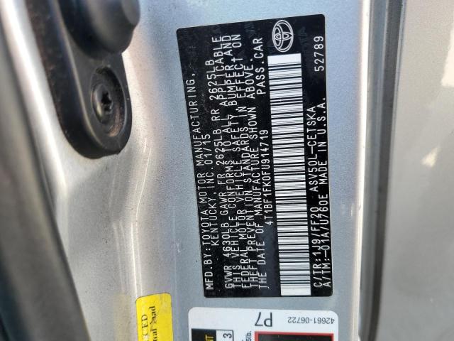 Photo 11 VIN: 4T1BF1FK0FU914719 - TOYOTA CAMRY LE 