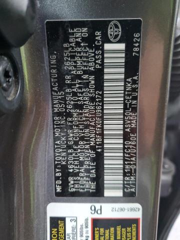 Photo 12 VIN: 4T1BF1FK0FU962172 - TOYOTA CAMRY 