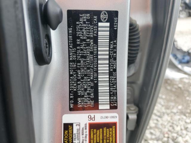 Photo 11 VIN: 4T1BF1FK0GU116867 - TOYOTA CAMRY LE 