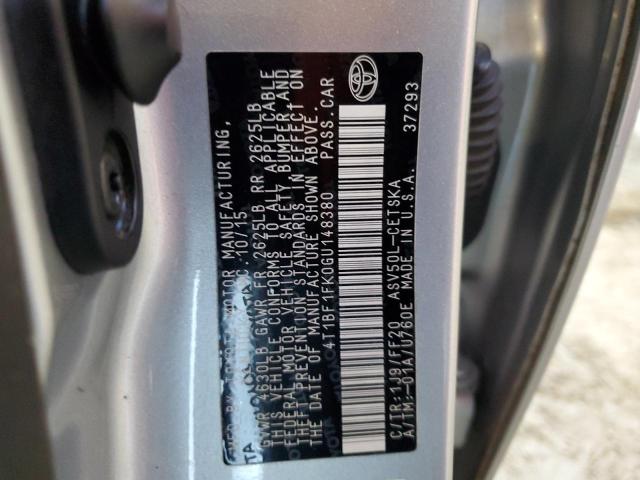 Photo 11 VIN: 4T1BF1FK0GU148380 - TOYOTA CAMRY 