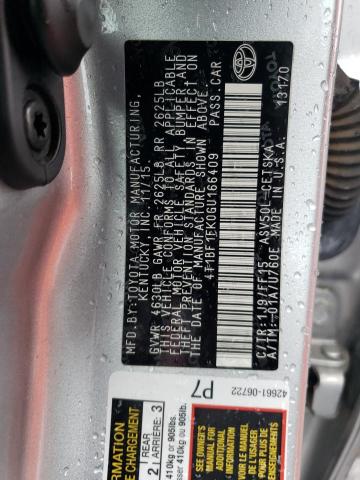 Photo 11 VIN: 4T1BF1FK0GU166409 - TOYOTA CAMRY LE 