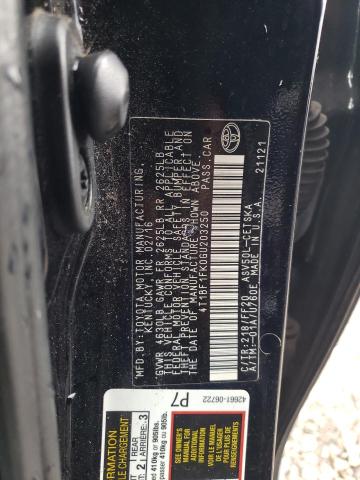 Photo 11 VIN: 4T1BF1FK0GU203250 - TOYOTA CAMRY LE 