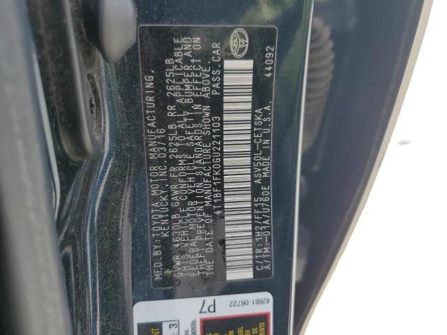 Photo 11 VIN: 4T1BF1FK0GU221103 - TOYOTA CAMRY LE 