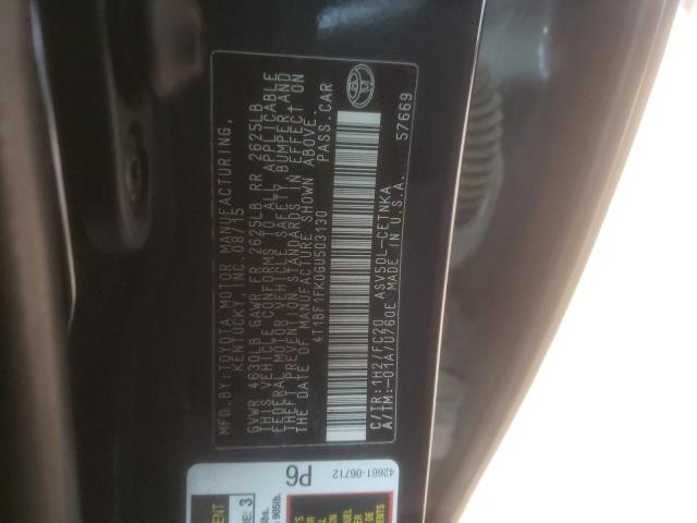 Photo 11 VIN: 4T1BF1FK0GU503130 - TOYOTA CAMRY LE A 