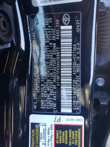 Photo 9 VIN: 4T1BF1FK0HU359872 - TOYOTA CAMRY LE 