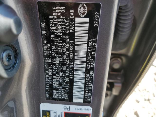 Photo 12 VIN: 4T1BF1FK0HU376901 - TOYOTA CAMRY LE 