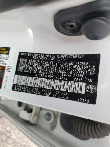 Photo 11 VIN: 4T1BF1FK0HU411582 - TOYOTA CAMRY LE 