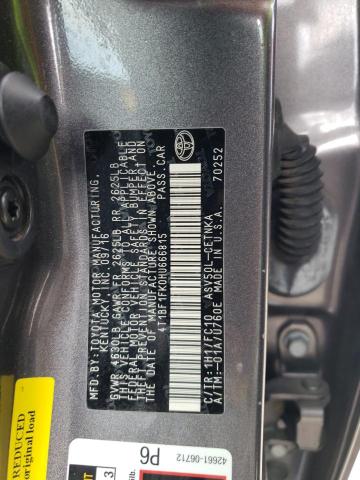 Photo 12 VIN: 4T1BF1FK0HU666815 - TOYOTA CAMRY LE 