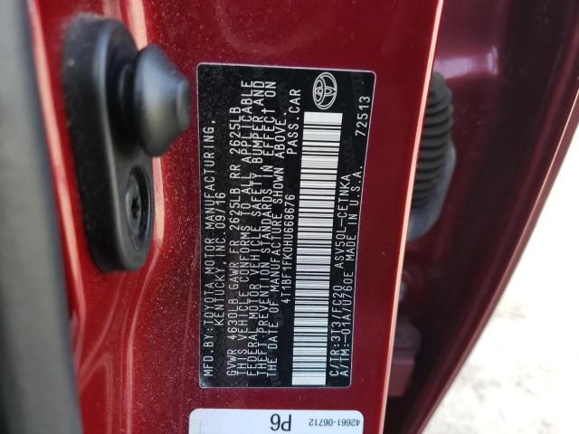 Photo 12 VIN: 4T1BF1FK0HU668676 - TOYOTA CAMRY 