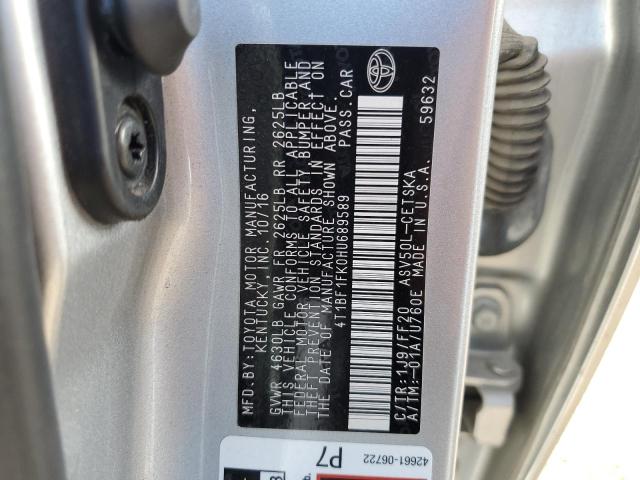 Photo 11 VIN: 4T1BF1FK0HU689589 - TOYOTA CAMRY 