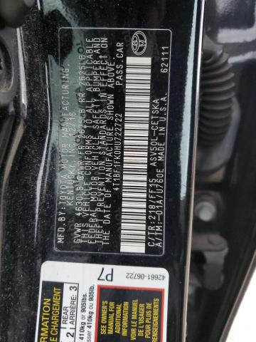 Photo 11 VIN: 4T1BF1FK0HU722722 - TOYOTA CAMRY LE 