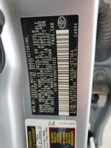 Photo 11 VIN: 4T1BF1FK0HU751220 - TOYOTA CAMRY 