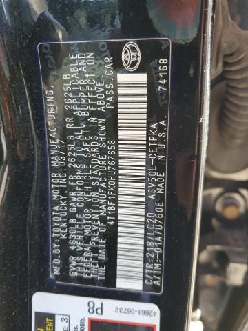 Photo 12 VIN: 4T1BF1FK0HU767658 - TOYOTA CAMRY 