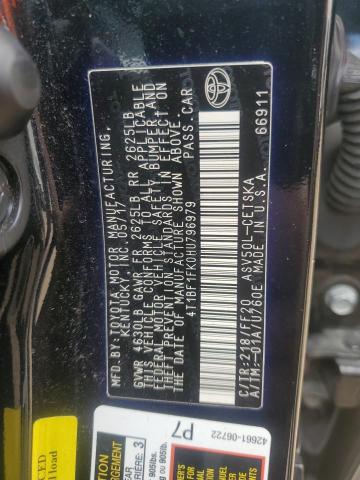 Photo 11 VIN: 4T1BF1FK0HU796979 - TOYOTA CAMRY LE 