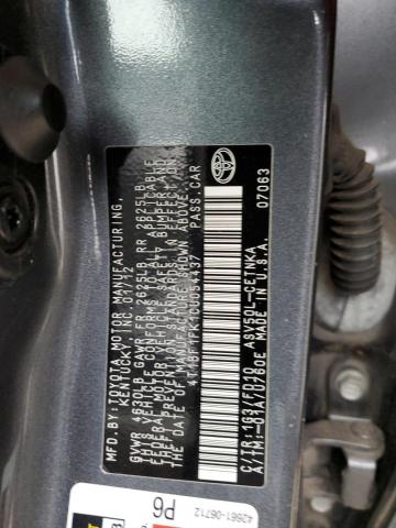 Photo 11 VIN: 4T1BF1FK1CU054437 - TOYOTA CAMRY 