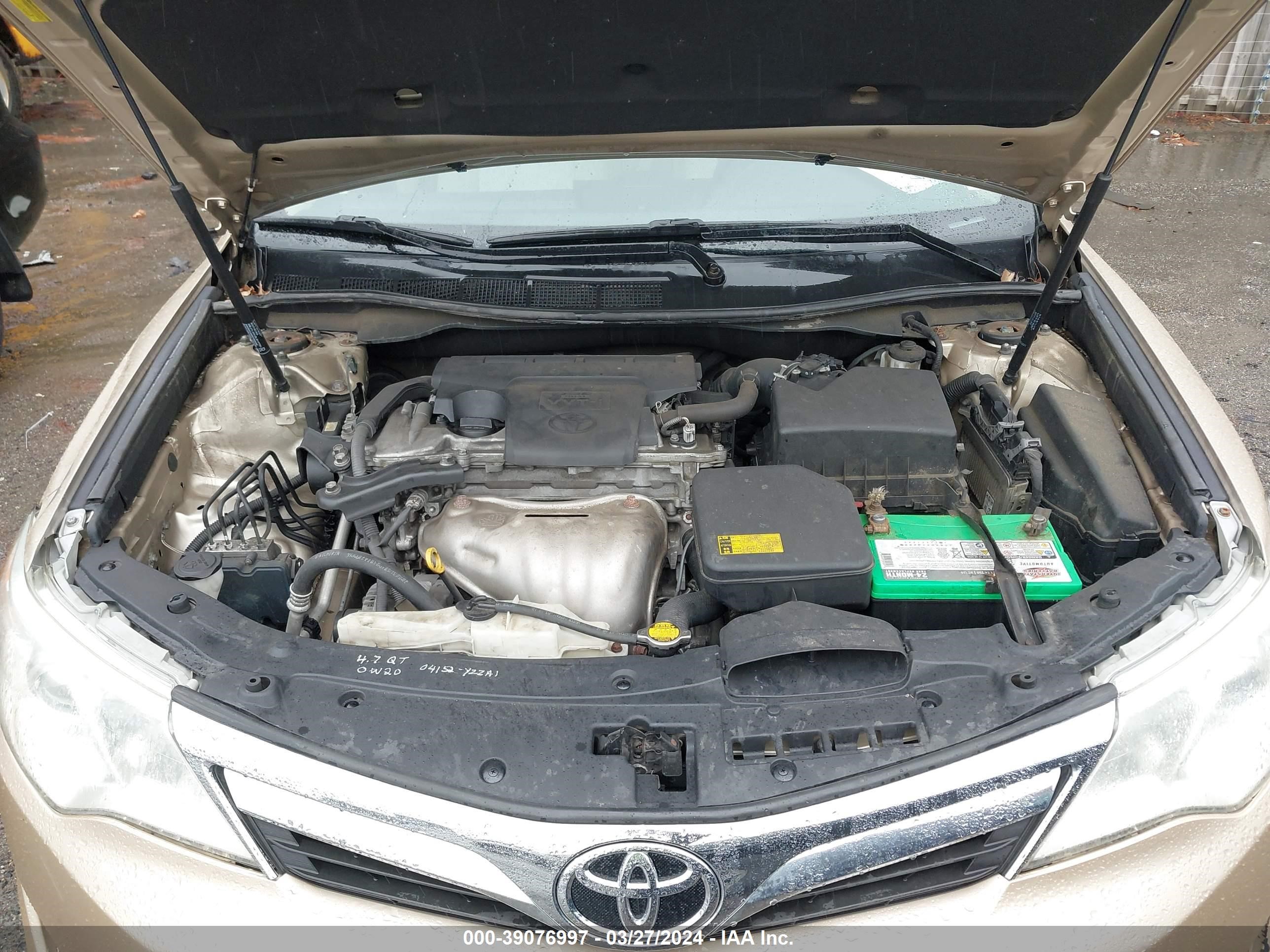 Photo 9 VIN: 4T1BF1FK1CU189854 - TOYOTA CAMRY 