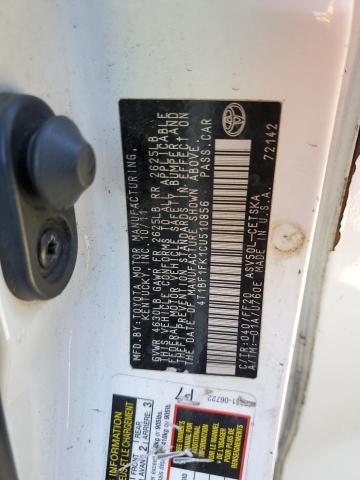 Photo 11 VIN: 4T1BF1FK1CU510856 - TOYOTA CAMRY BASE 