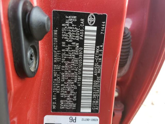 Photo 11 VIN: 4T1BF1FK1CU539970 - TOYOTA CAMRY 