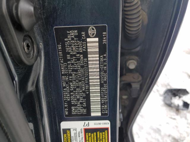 Photo 11 VIN: 4T1BF1FK1DU221736 - TOYOTA CAMRY L 