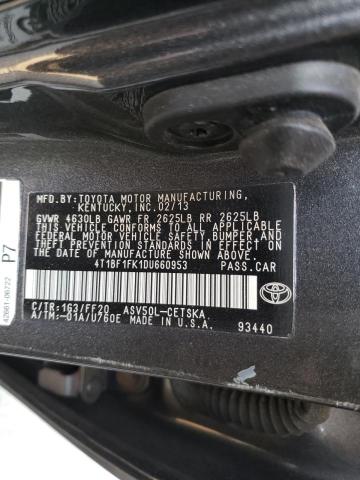 Photo 9 VIN: 4T1BF1FK1DU660953 - TOYOTA CAMRY L 