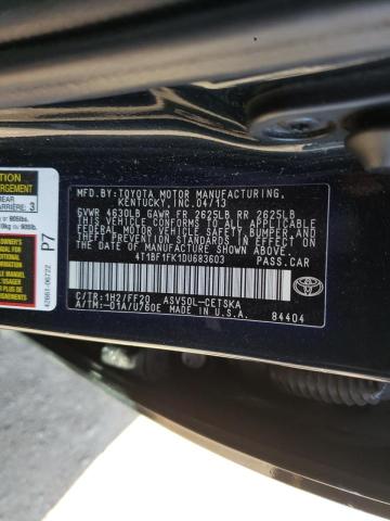 Photo 9 VIN: 4T1BF1FK1DU683603 - TOYOTA CAMRY L 