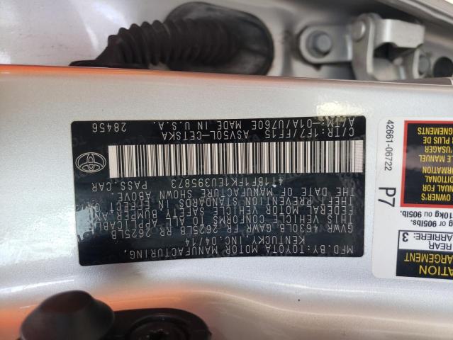 Photo 9 VIN: 4T1BF1FK1EU395873 - TOYOTA CAMRY L 