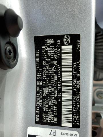 Photo 11 VIN: 4T1BF1FK1EU444537 - TOYOTA CAMRY L 