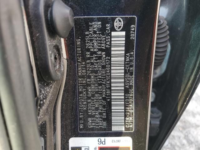 Photo 11 VIN: 4T1BF1FK1EU460172 - TOYOTA CAMRY L 