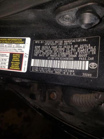 Photo 9 VIN: 4T1BF1FK1EU468580 - TOYOTA CAMRY L 